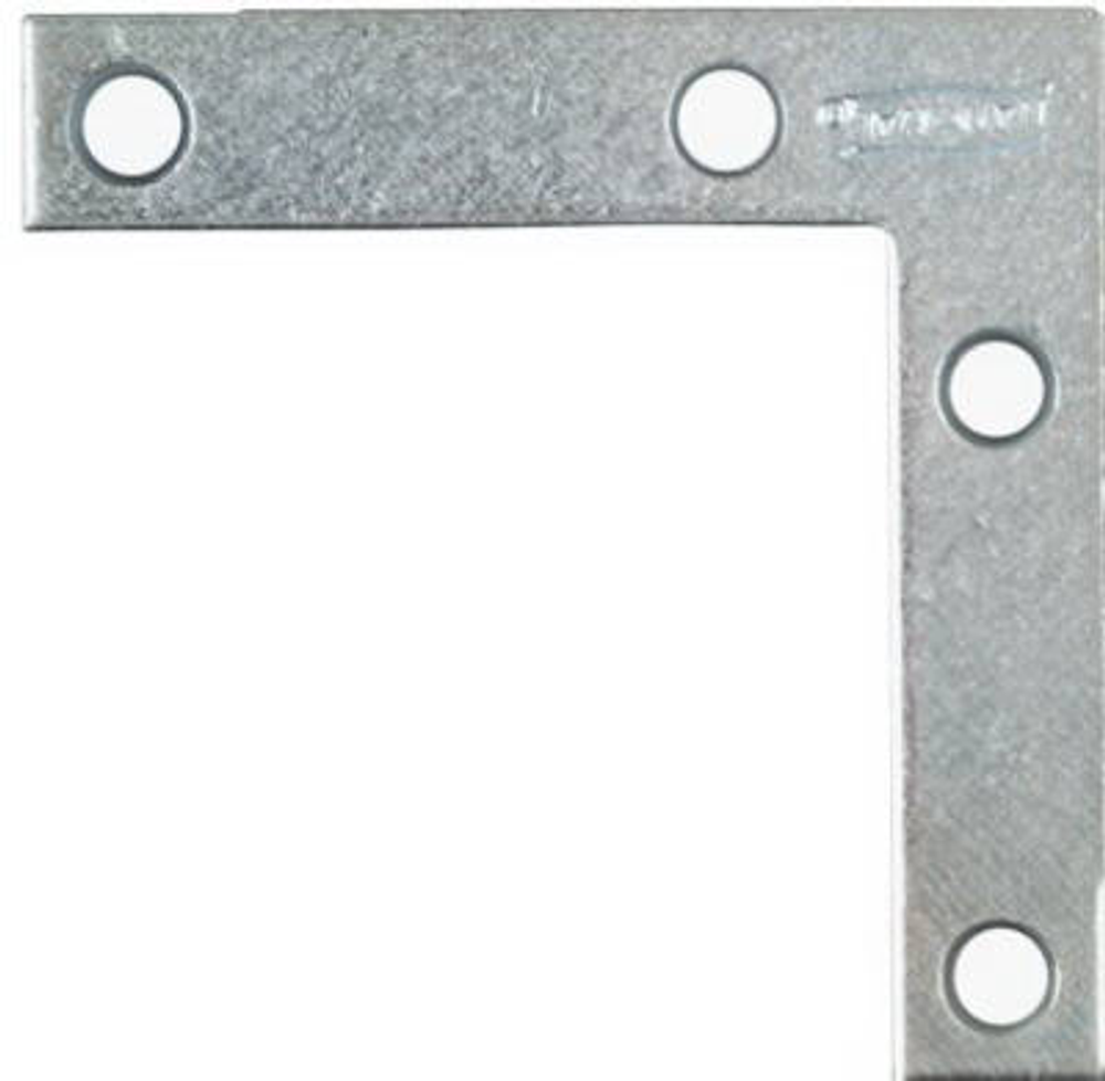 National Hardware V117 Series N113-928 Corner Brace, 0.07 in, Steel, Zinc