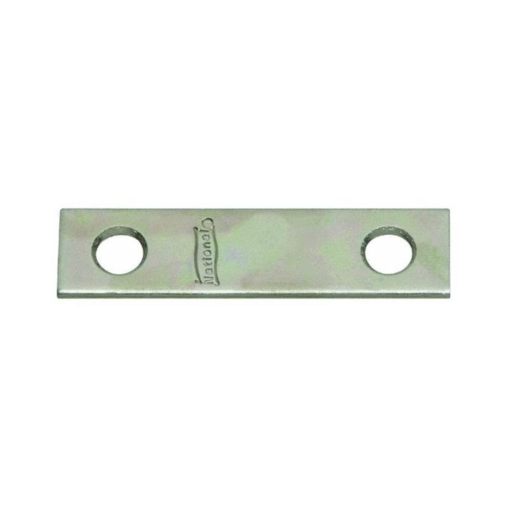 National Hardware N114-355 Mending Brace, 3 in L, Steel, 0.08 in, Zinc