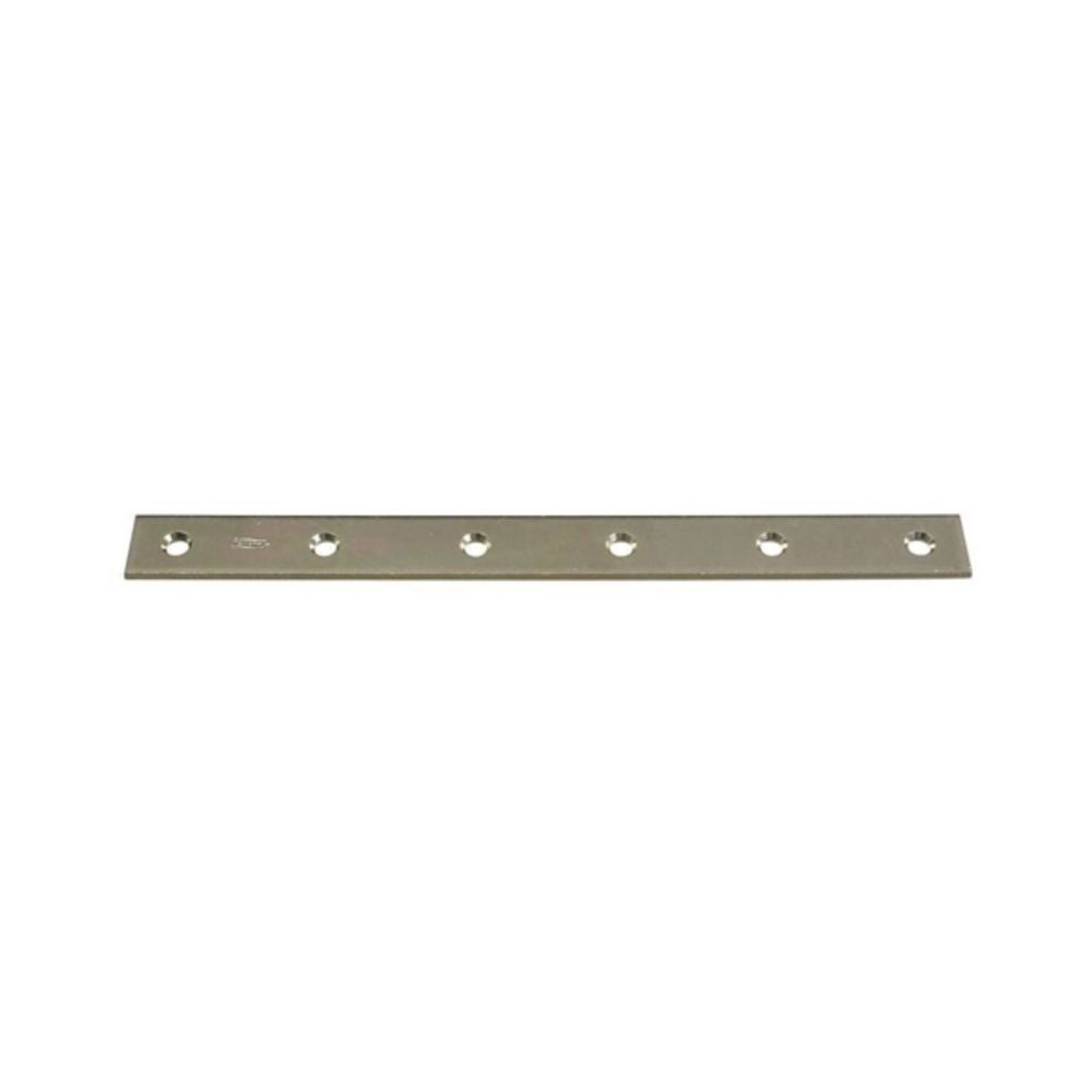 National Hardware 220335 Mending Brace, 12 in L, Steel, Zinc