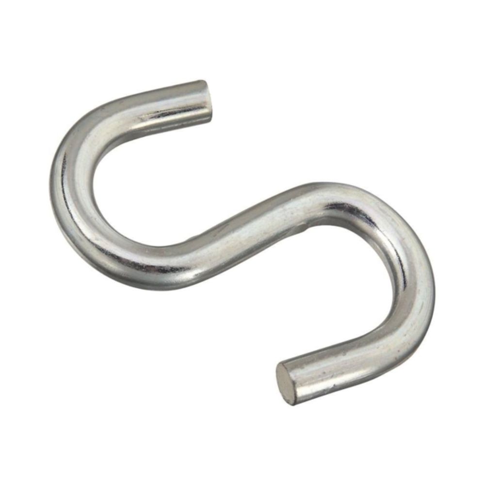 National Hardware N347-856 S-Hook, 240 lb Working Load Limit, Steel, Zinc