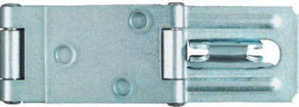 National Hardware V34 Series N103-291 Safety Hasp, 4-1/2 in L, 1-1/2 in W, Steel, Zinc