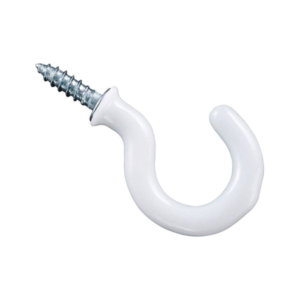 National Hardware N119-728 Cup Hook, Steel, Vinyl-Coated