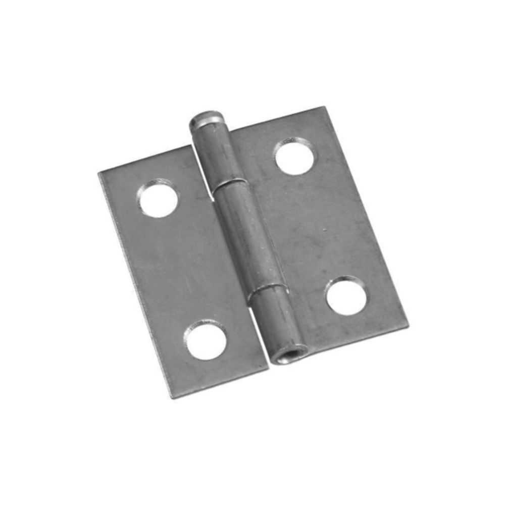 National Hardware N141-739 Narrow Hinge, 7 lb Weight Capacity, Steel, Zinc