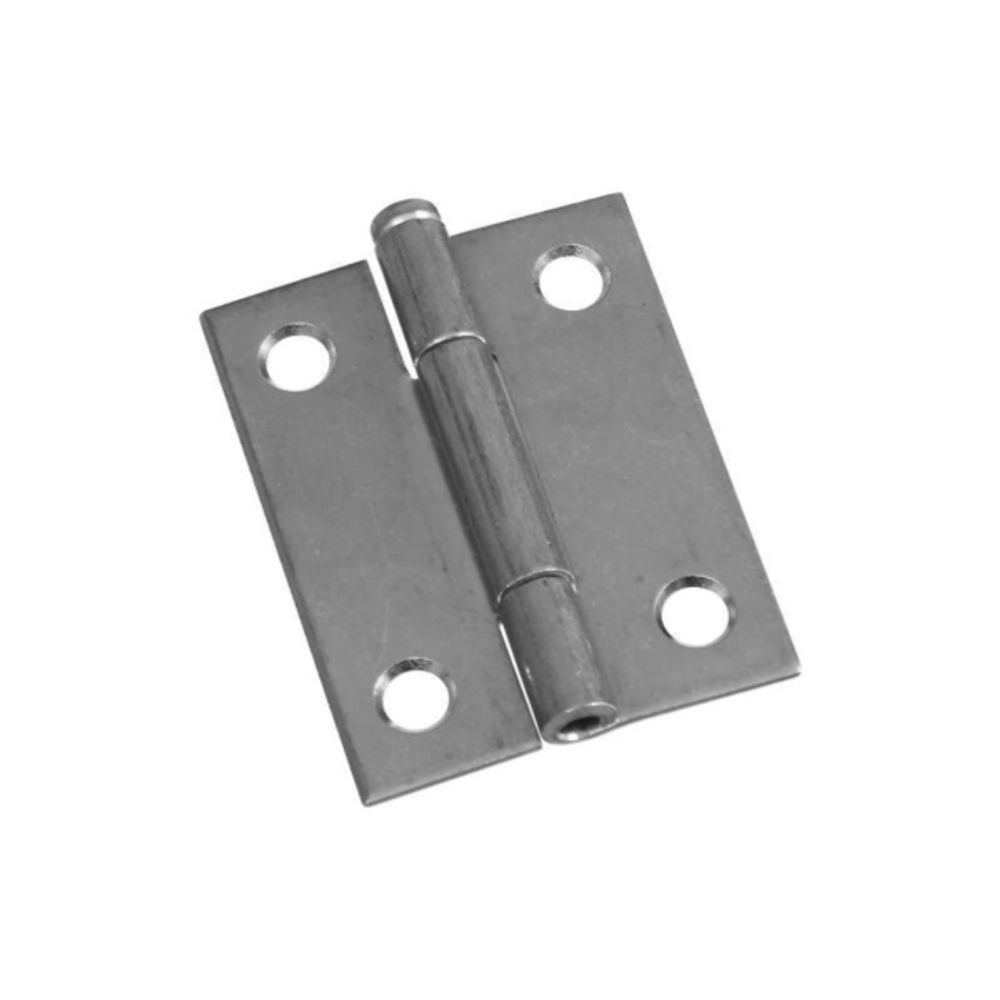National Hardware N141-838 Narrow Hinge, 10 lb Weight Capacity, Steel, Zinc