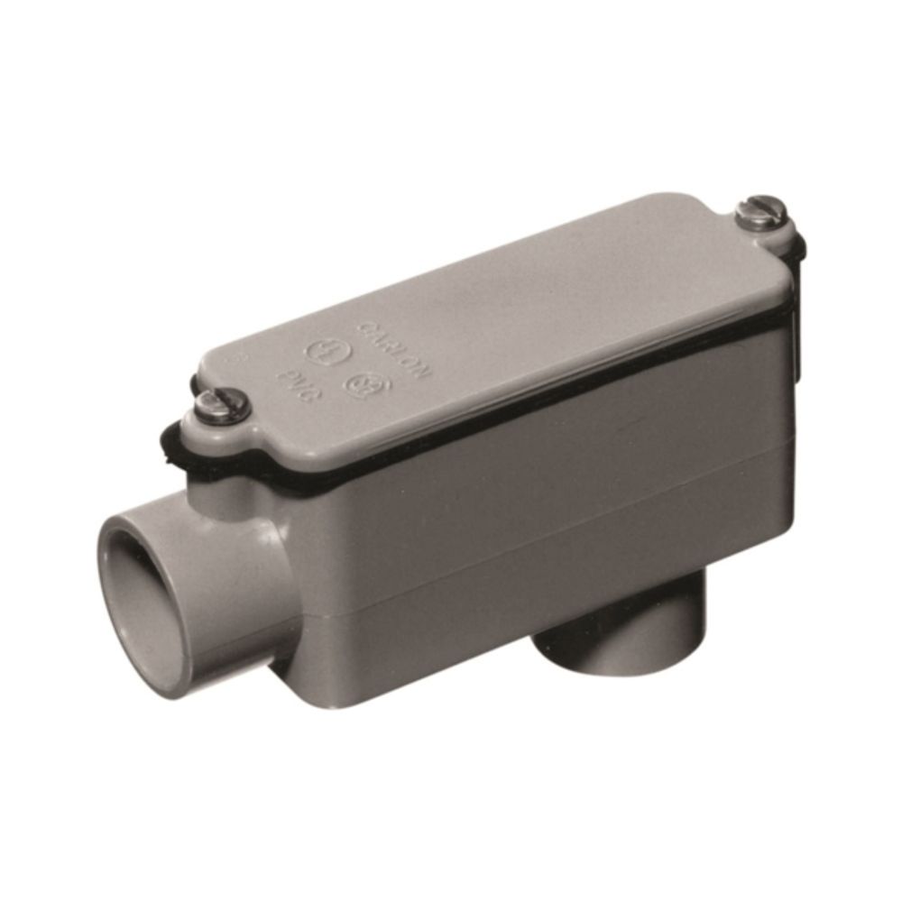 Carlon E986HR Conduit Body, Gray
