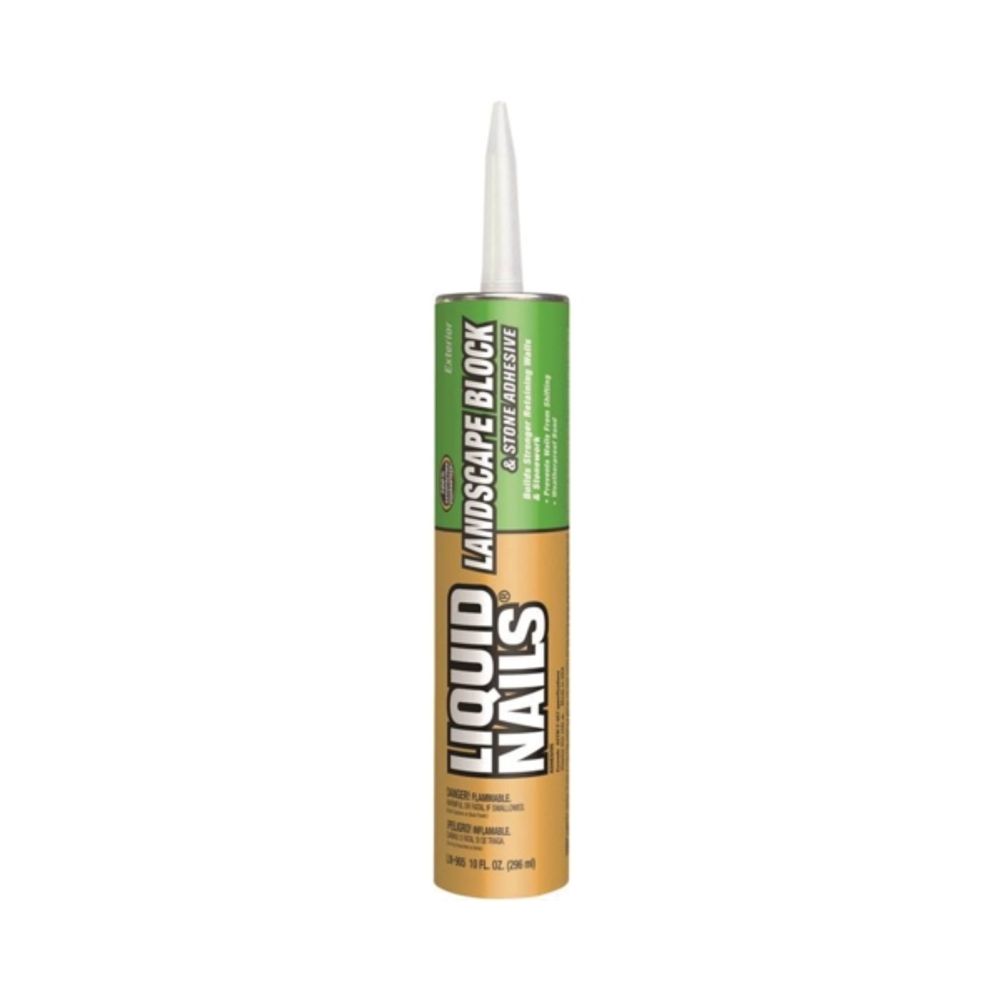 Liquid Nails LN-905 Waterborne Landscape Block Adhesive, 10 oz Cartridge