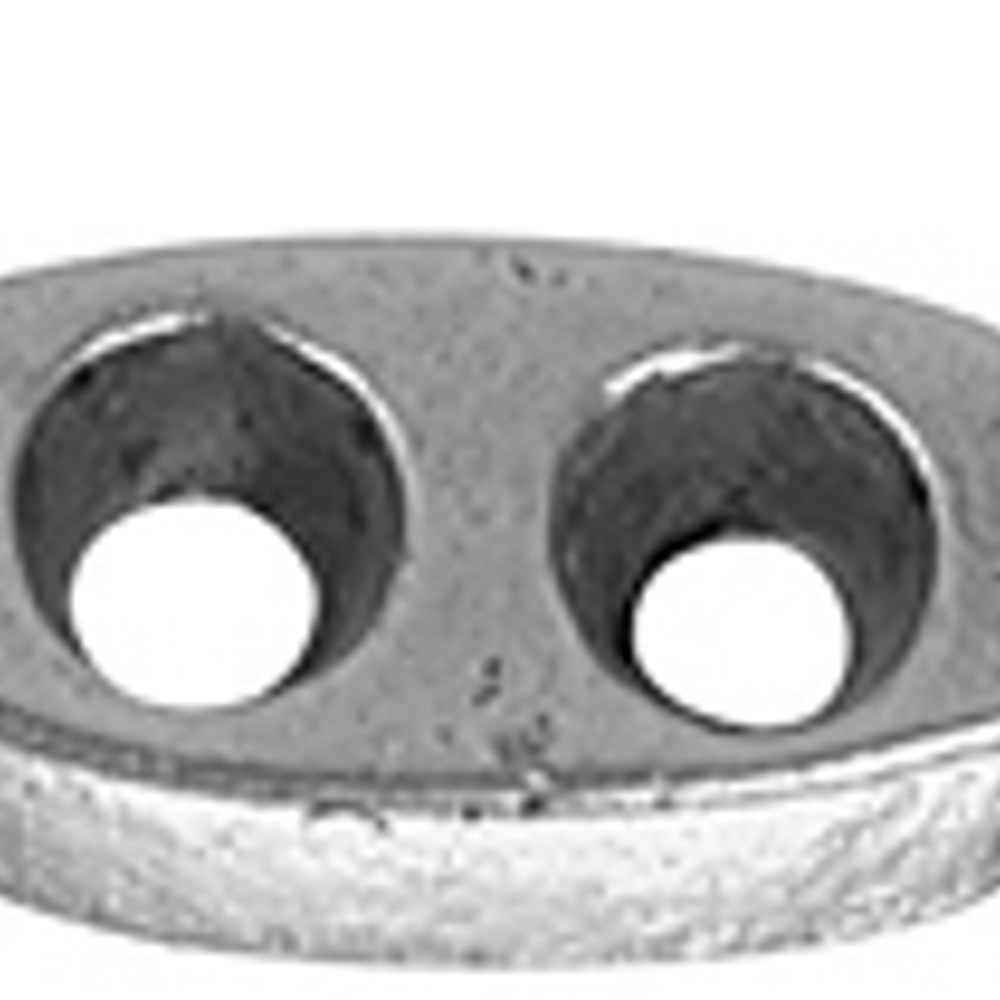 National Hardware 3200BC Series N223-347 Rope Cleat, 30 lb Working Load Limit, Zinc, Nickel