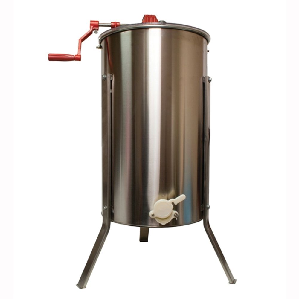 HARVEST LANE HONEY HONEYE-102 Honey Extractor, 21 in L, 21 in W, Stainless Steel