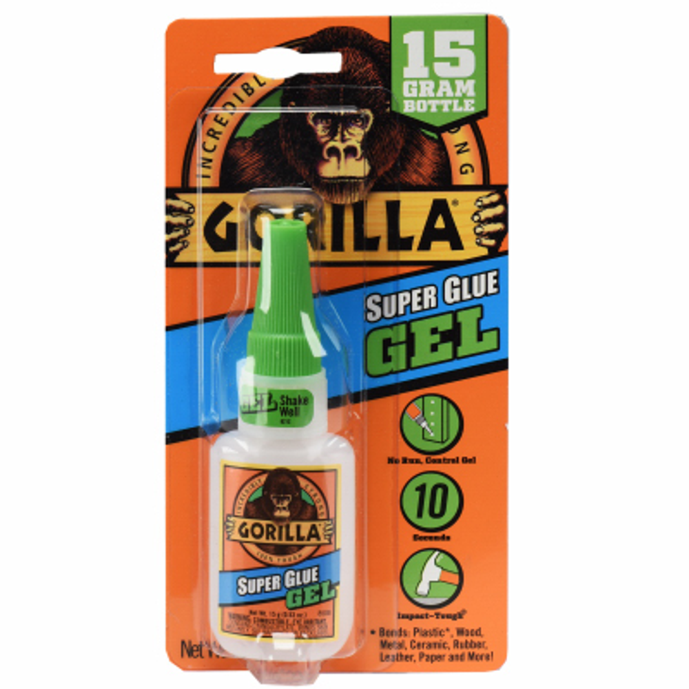 Gorilla 7600103 Super Glue, 15 g Bottle