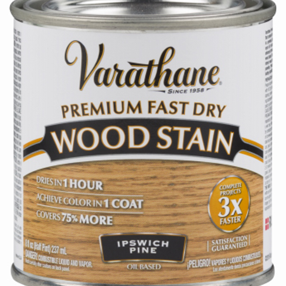 VARATHANE 262031 Wood Stain, Ipswich Pine, 0.5 pt Can