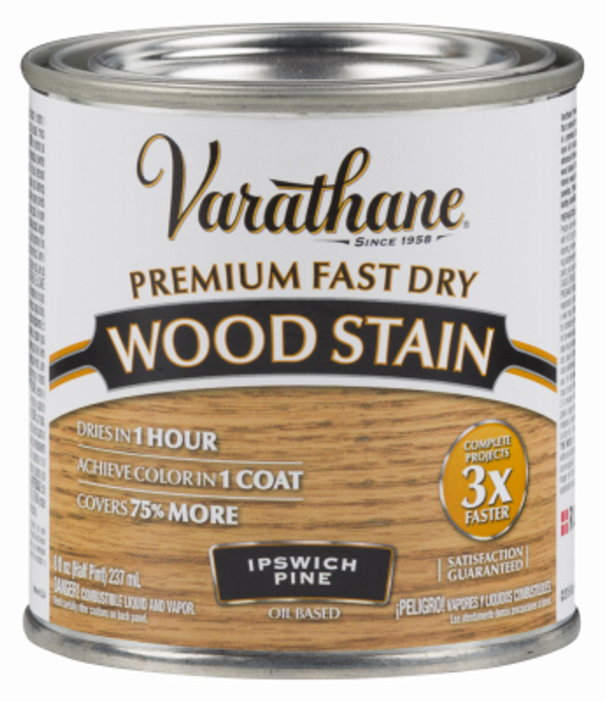 VARATHANE 262031 Wood Stain, Ipswich Pine, 0.5 pt Can