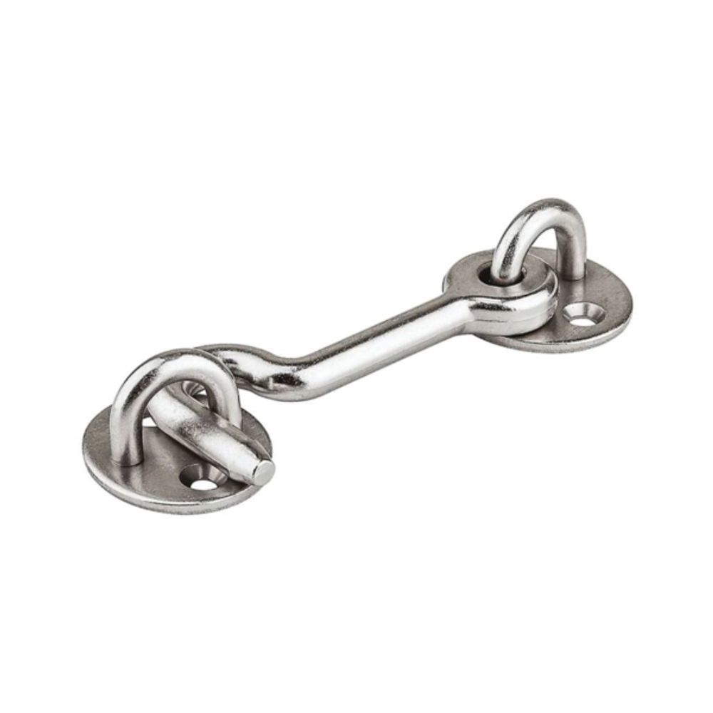 National Hardware N187-036 Privacy Hook, Steel, Satin Nickel