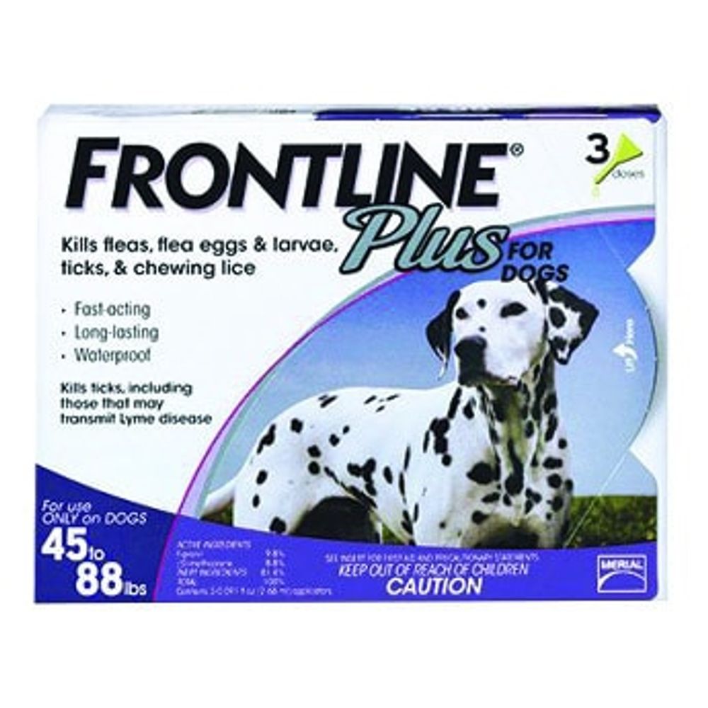 Frontline Plus for Dogs, Large, 3 pk.