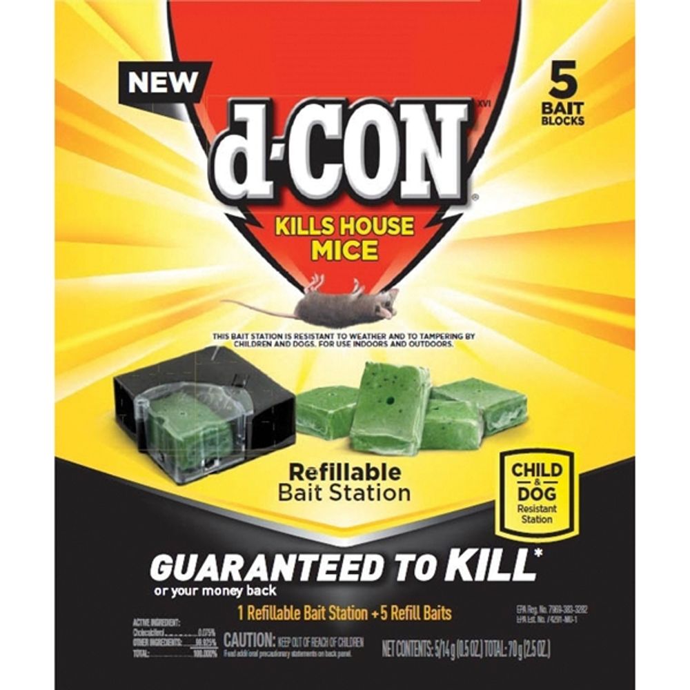 d-CON 98665 Bait Station Refill, Solid