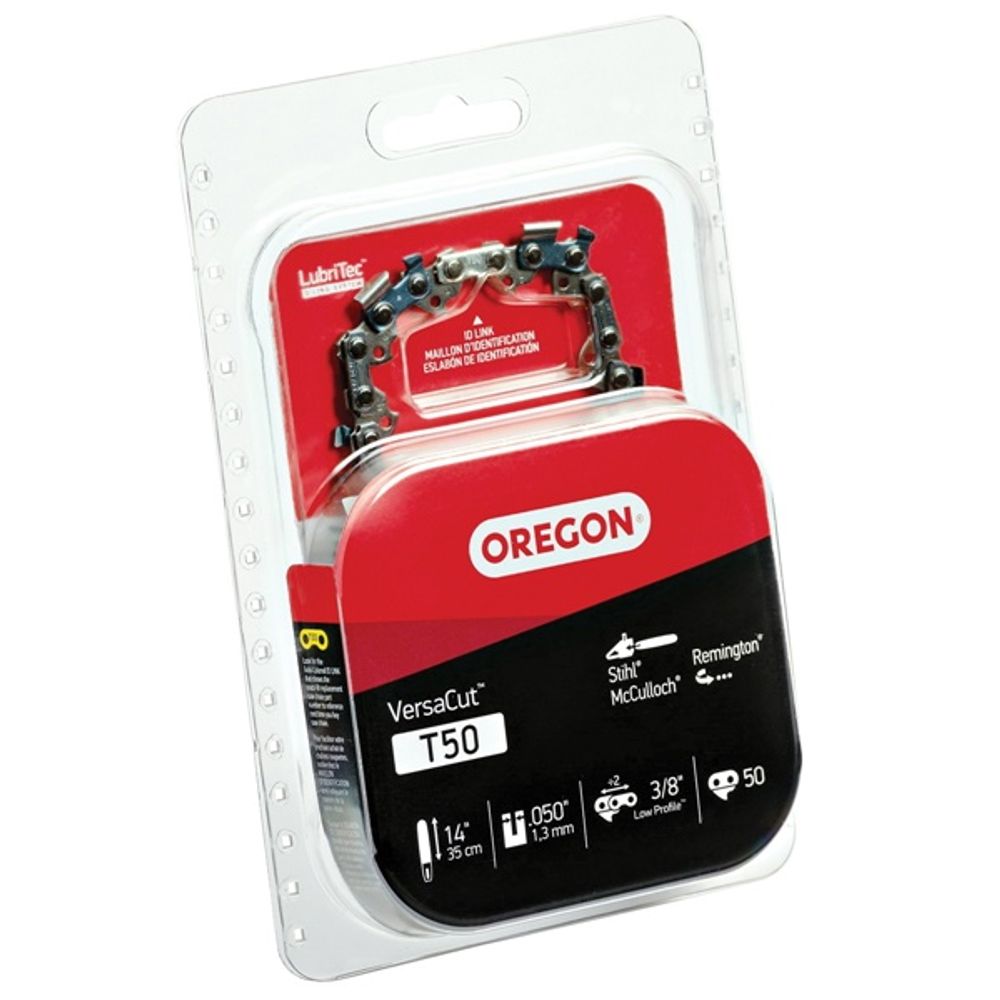 Oregon VersaCut T50 Saw Chain, 50-Link, 3/8 in TPI/Pitch