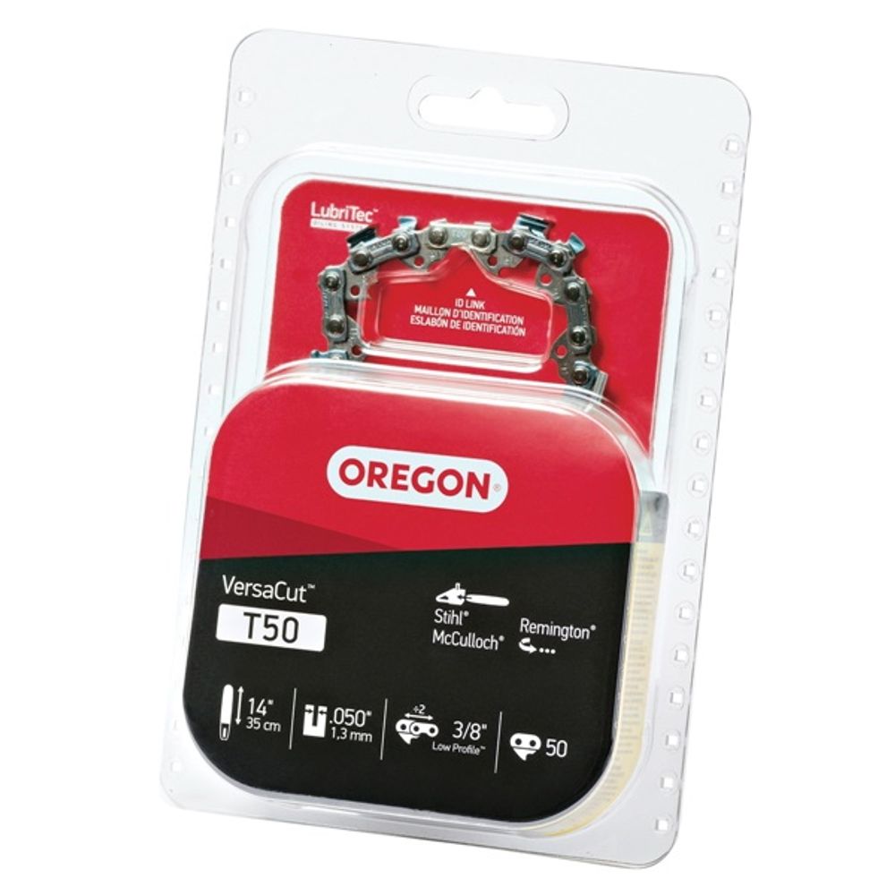 Oregon VersaCut T50 Saw Chain, 50-Link, 3/8 in TPI/Pitch