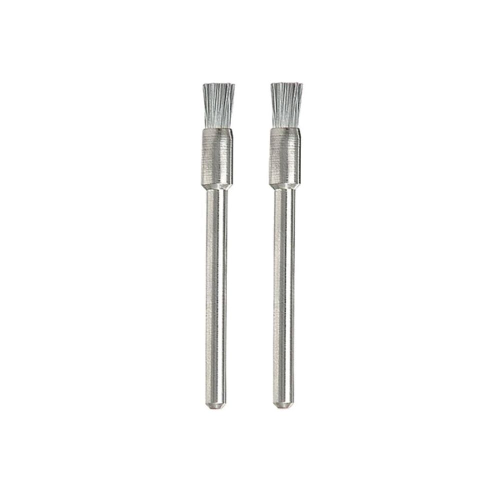 DREMEL 443-02 Brush, 1/8 in Arbor/Shank, 1/8 in Dia, For Dremel Rotary Tools