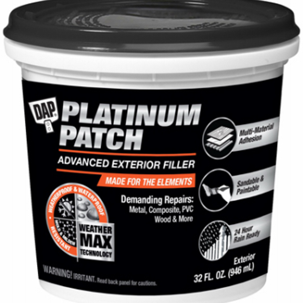 DAP 18787 Spackling Paste, 32 oz, White