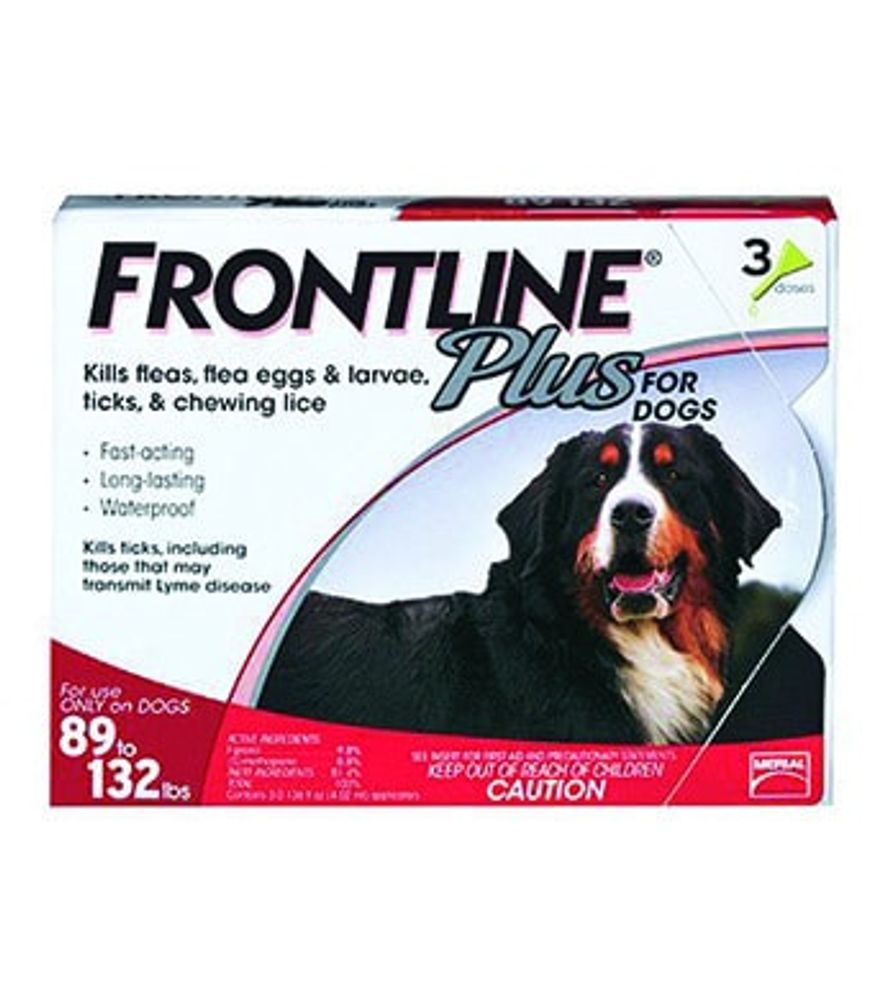 Frontline Plus for Dogs, Extra Large, 3 pk.