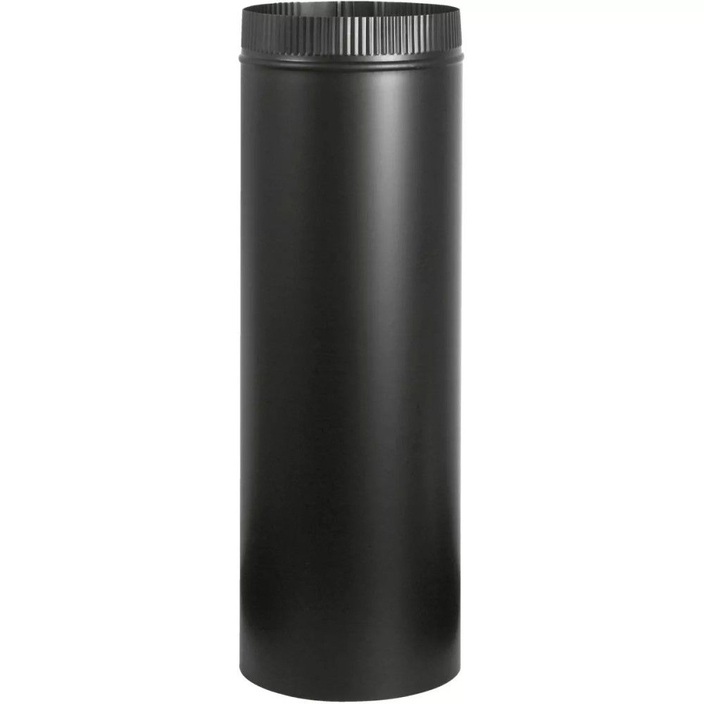 Imperial, 6" x 24" 24 GA Black Stove Pipe