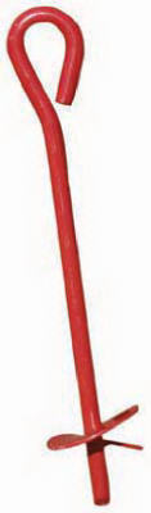 MIDWEST FASTENER 901113A Earth Anchor, 1400 lb Weight Capacity, 1/2 in Dia, Steel