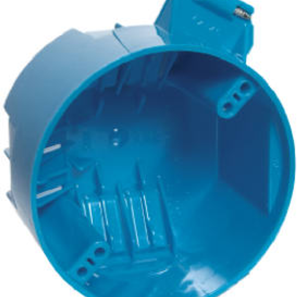 Carlon B520A-UPC Ceiling Box, 1-Gang, Captive Nail Mounting, Polycarbonate