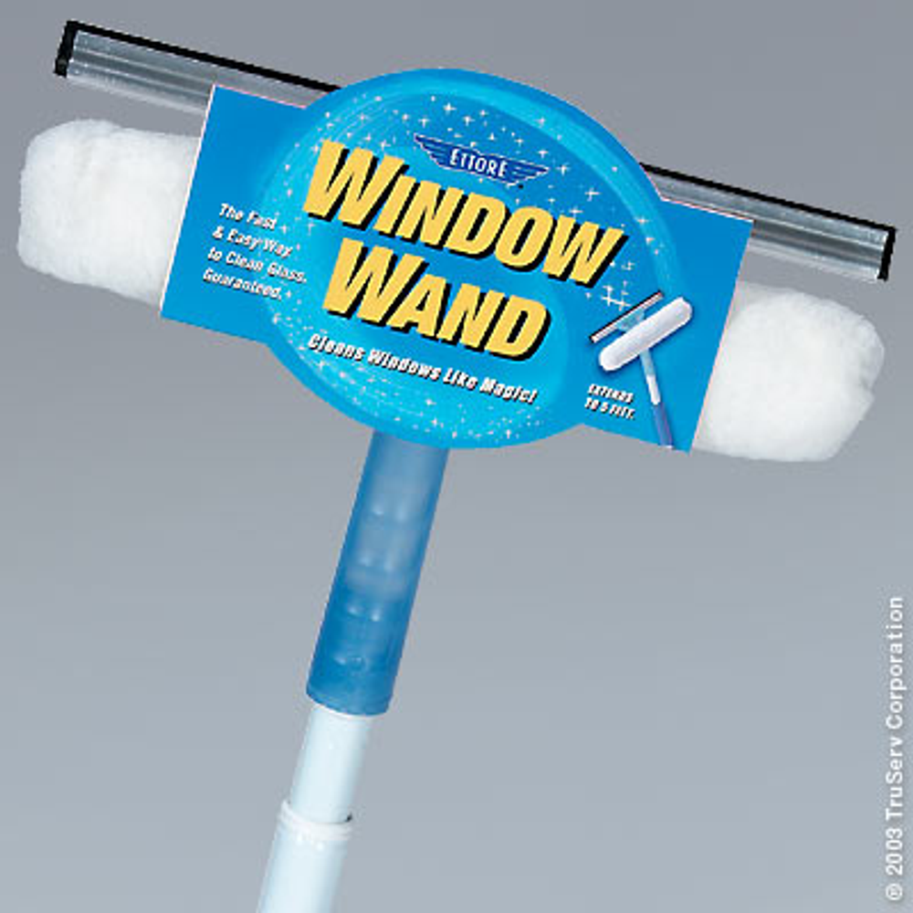 Quickie 004 Window Washer Squeegee, Telescopic Handle, Steel Handle