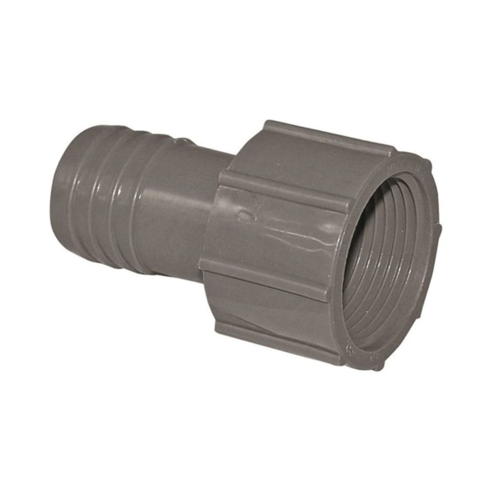 GENOVA 350310 Insert Adapter, 1 in Insert x FIP, 200 psi, Polypropylene/PVC