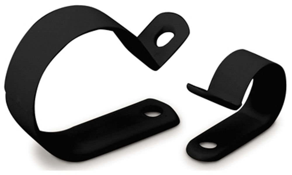 GB PPC-1550UVB Cable Clamp, 1/2 in Dia Max Bundle, Plastic, Black