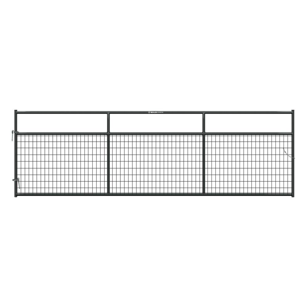 Behlen, 14' Gray Frontier Square Corner Gate