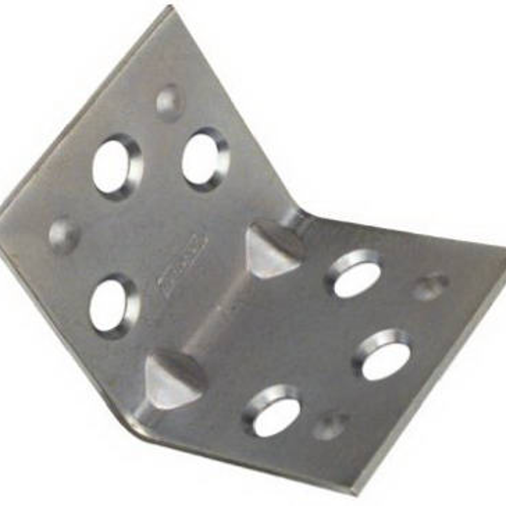 National Hardware V121 Series N285-544 Corner Brace, 0.07 in, Steel, Zinc