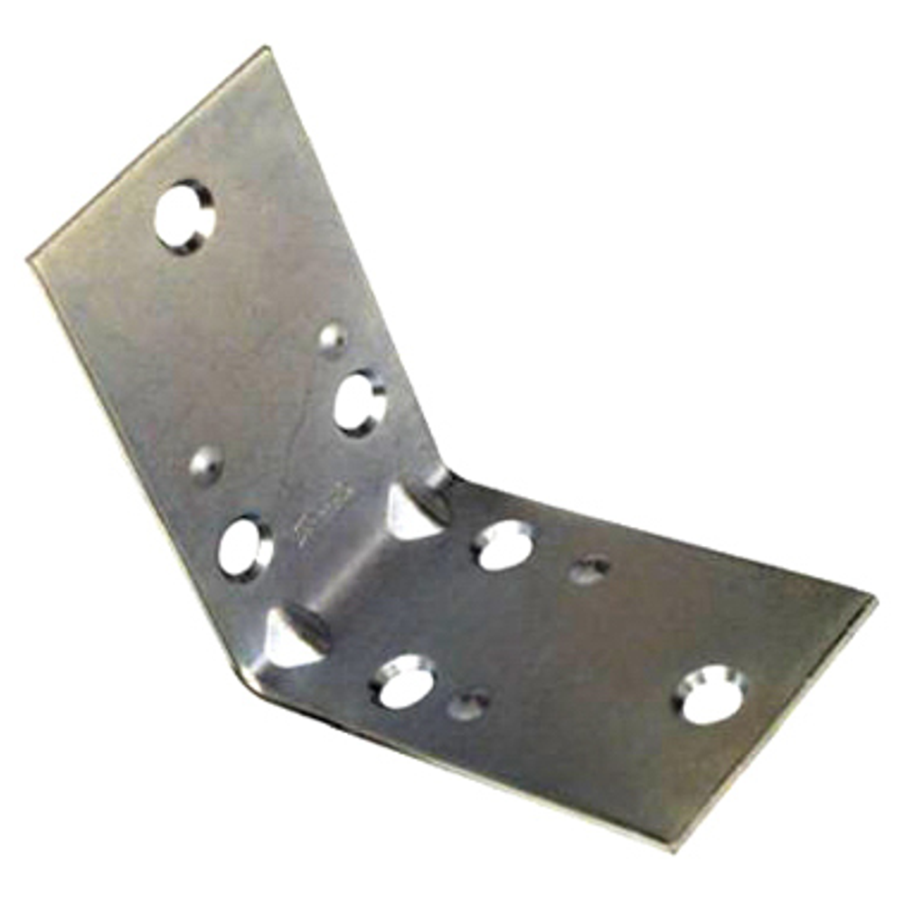 National Hardware V121 Series N285-569 Corner Brace, 0.07 in, Steel, Zinc