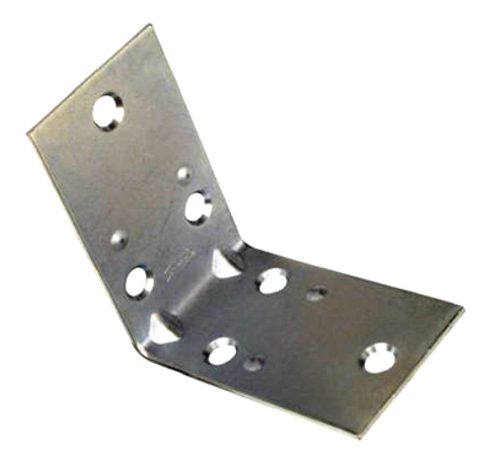 National Hardware V121 Series N285-569 Corner Brace, 0.07 in, Steel, Zinc