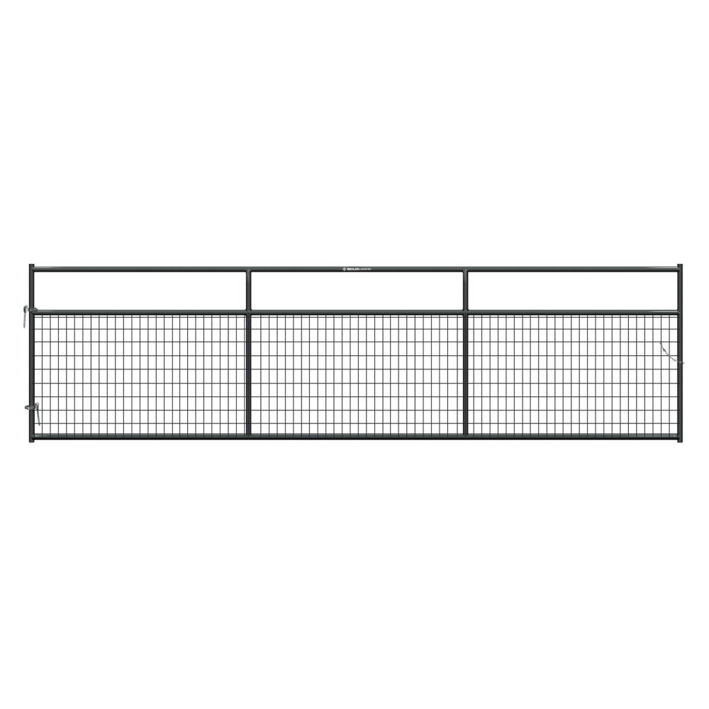 Behlen, 16' Gray Frontier Square Corner Gate