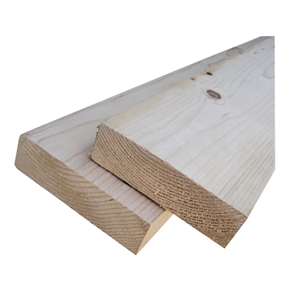 Pine Wood Board, 2x2, 8 foot
