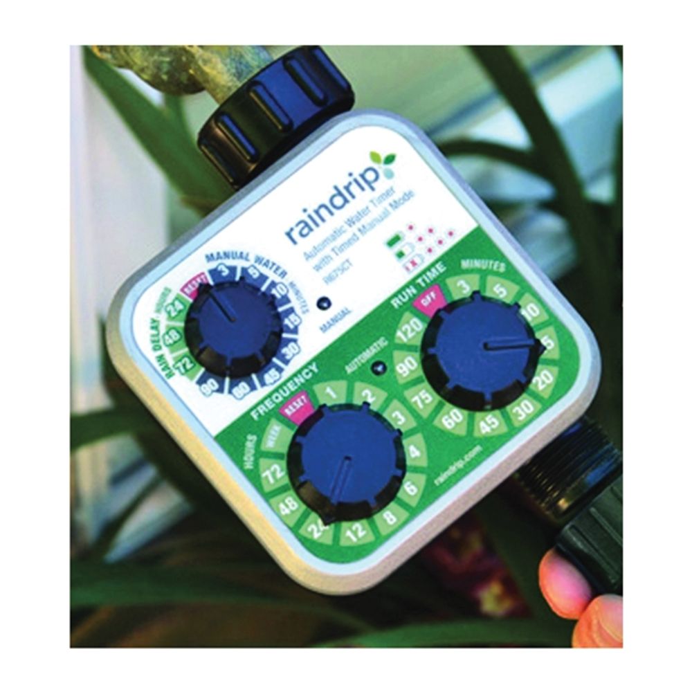 Raindrip, 3/4" Electronic Battery-Operated Water Timer