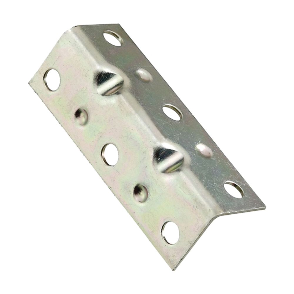 National Hardware V113 Series N220-061 Corner Brace, 0.04 in, Steel, Zinc