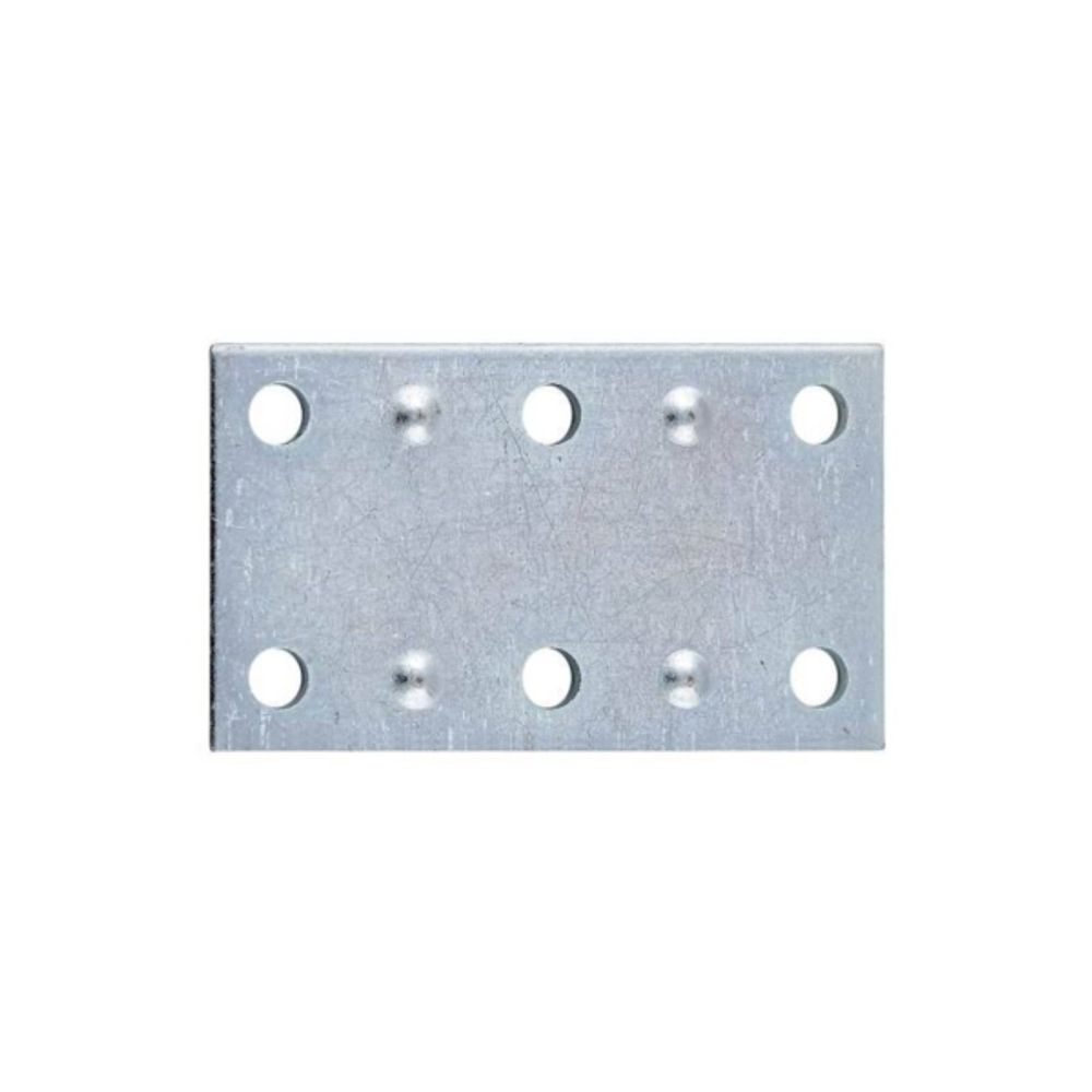 National Hardware N220-103 Mending Brace, 2-1/2 in L, Steel, 0.07 in, Zinc