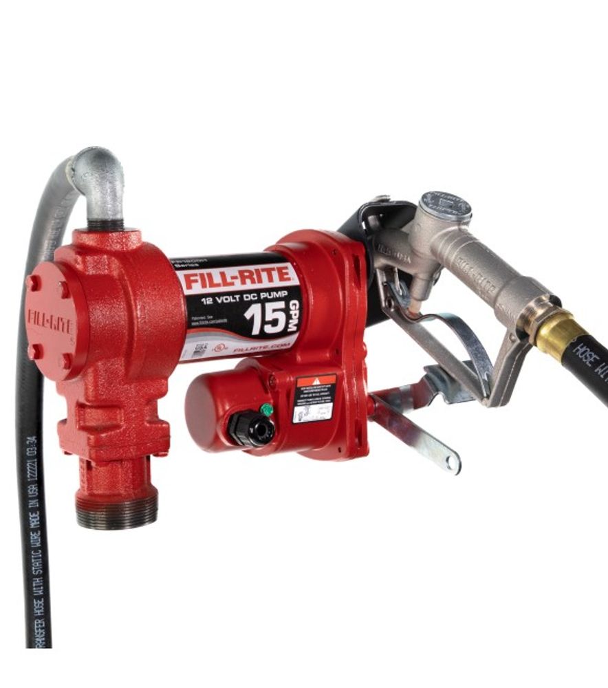 FILL-RITE, 12 Volt DC Pump Kit with Manual Nozzle