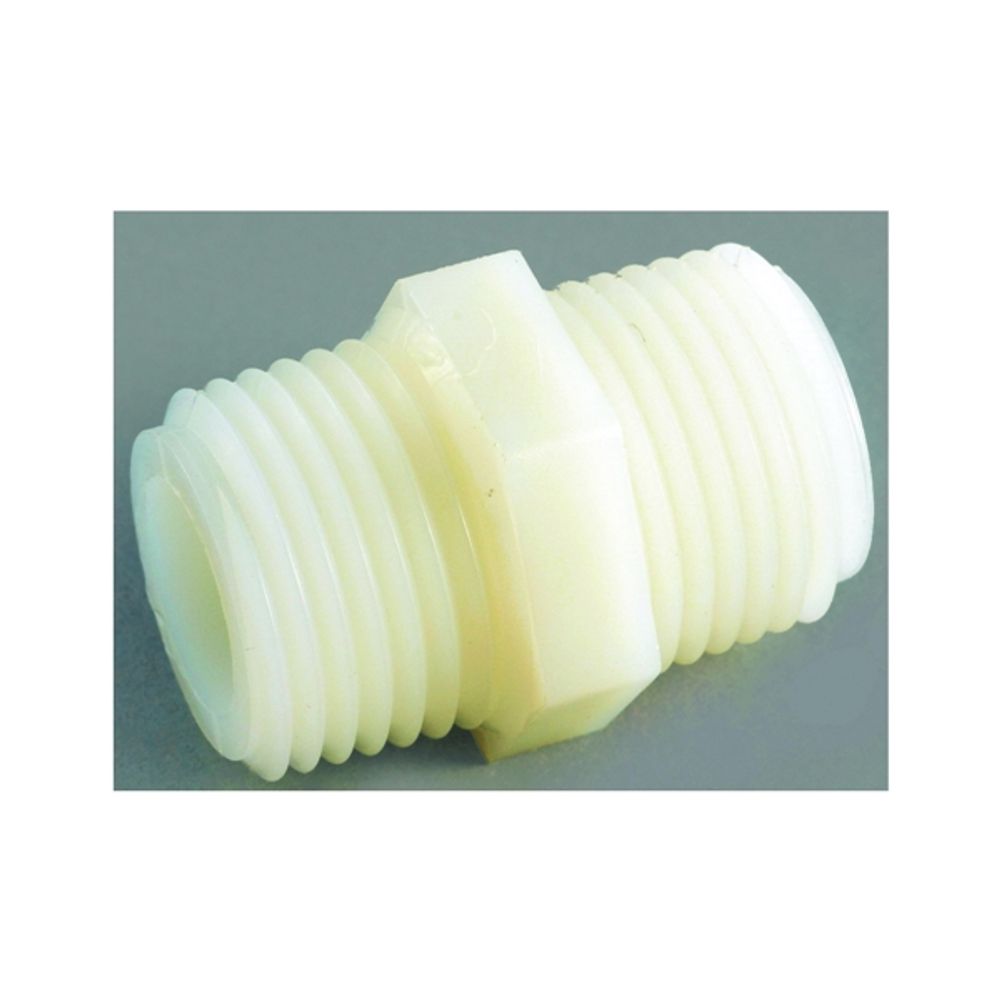 Anderson Metals 53622-06 Pipe Nipple, 3/8 in MPT