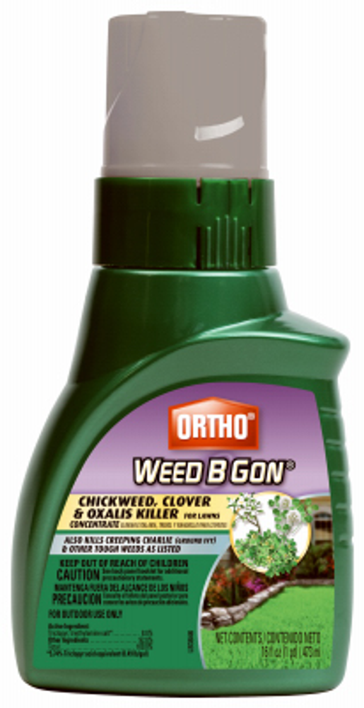 Ortho WEED B GON 0396410 Clover and Oxalis Killer, Liquid, 16 oz Bottle