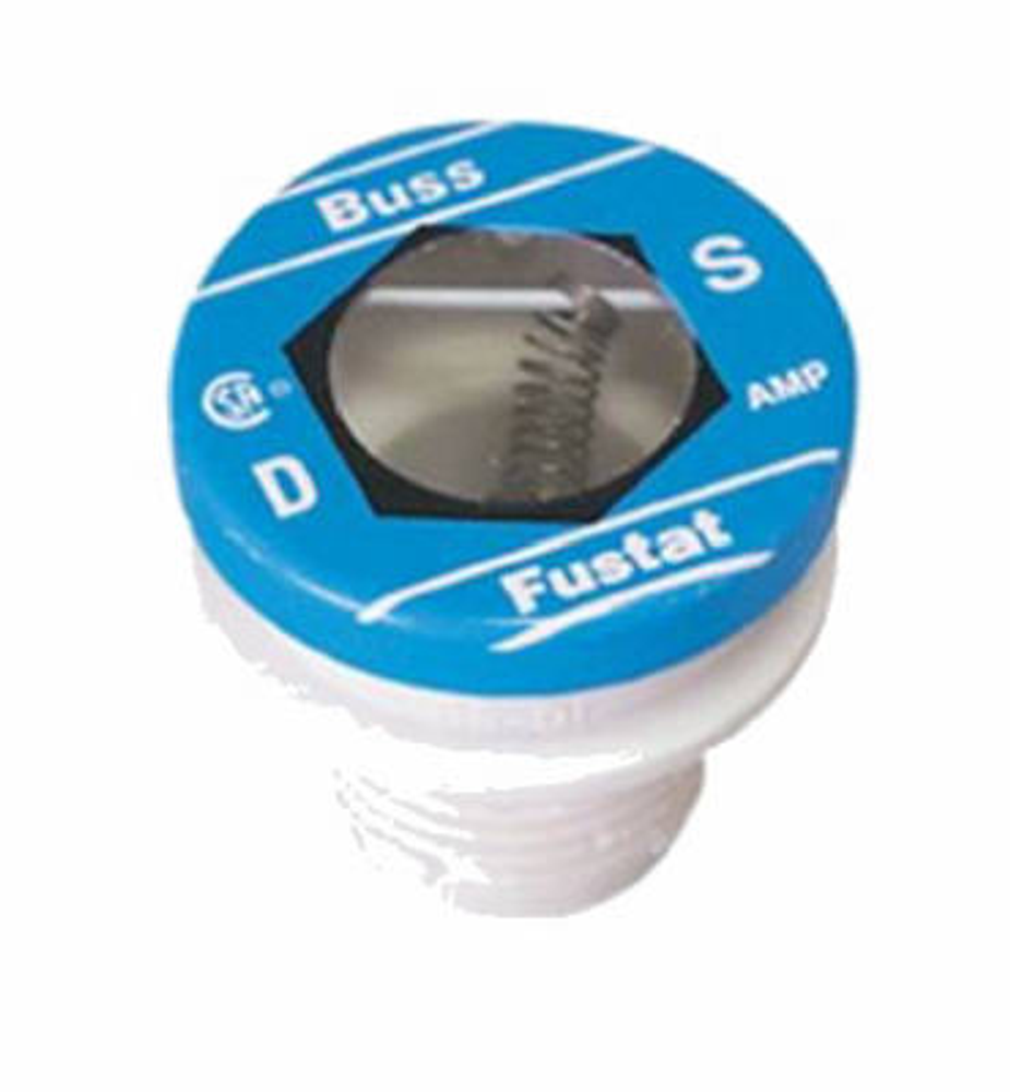 Bussman BP/S-10 Time-Delay Plug Fuse, 10 A, 125 V, 10 kA IR