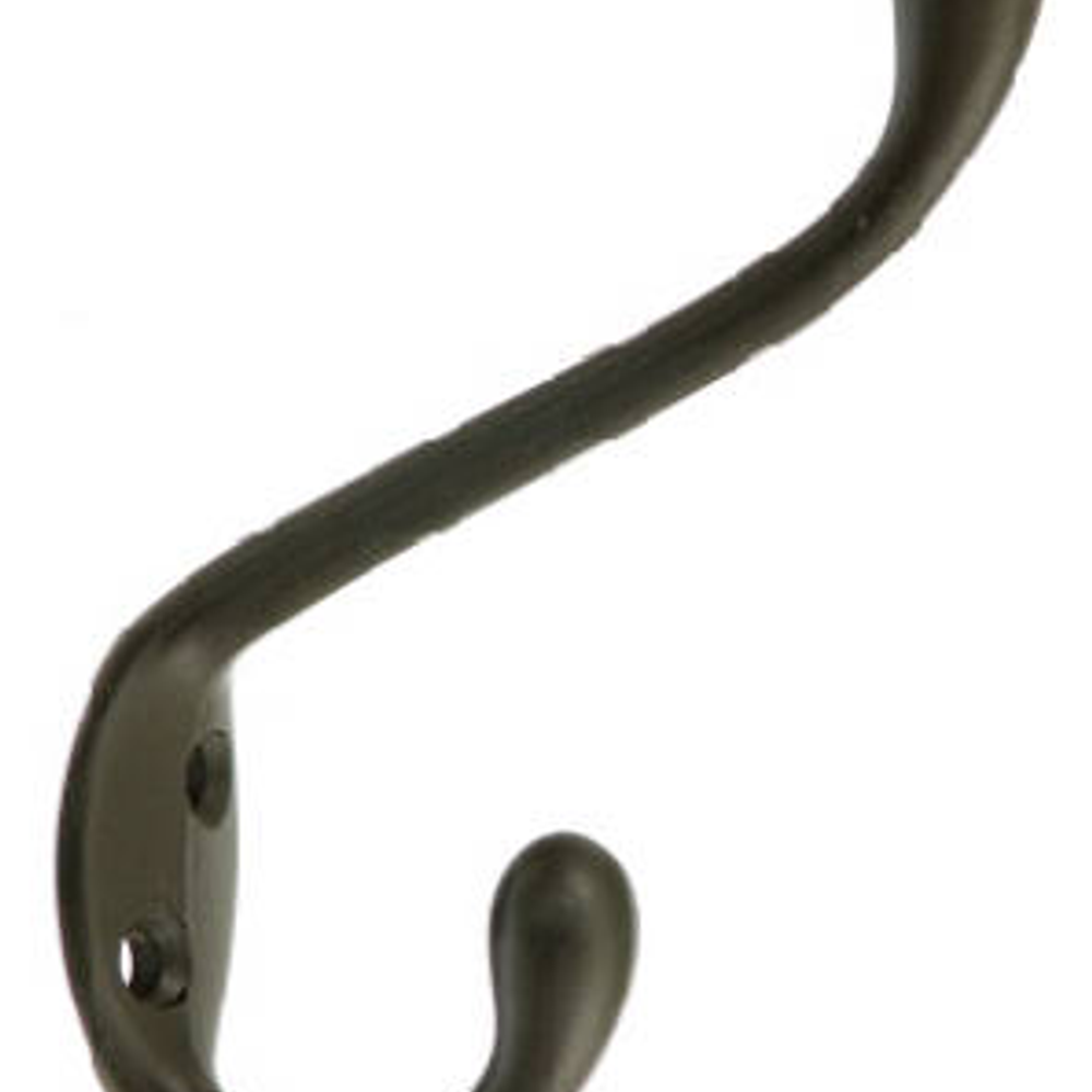 National Hardware V167 Series N331-066 Garment Hook, 35 lb Weight Capacity, Zinc, Oil-Rubbed Bronze