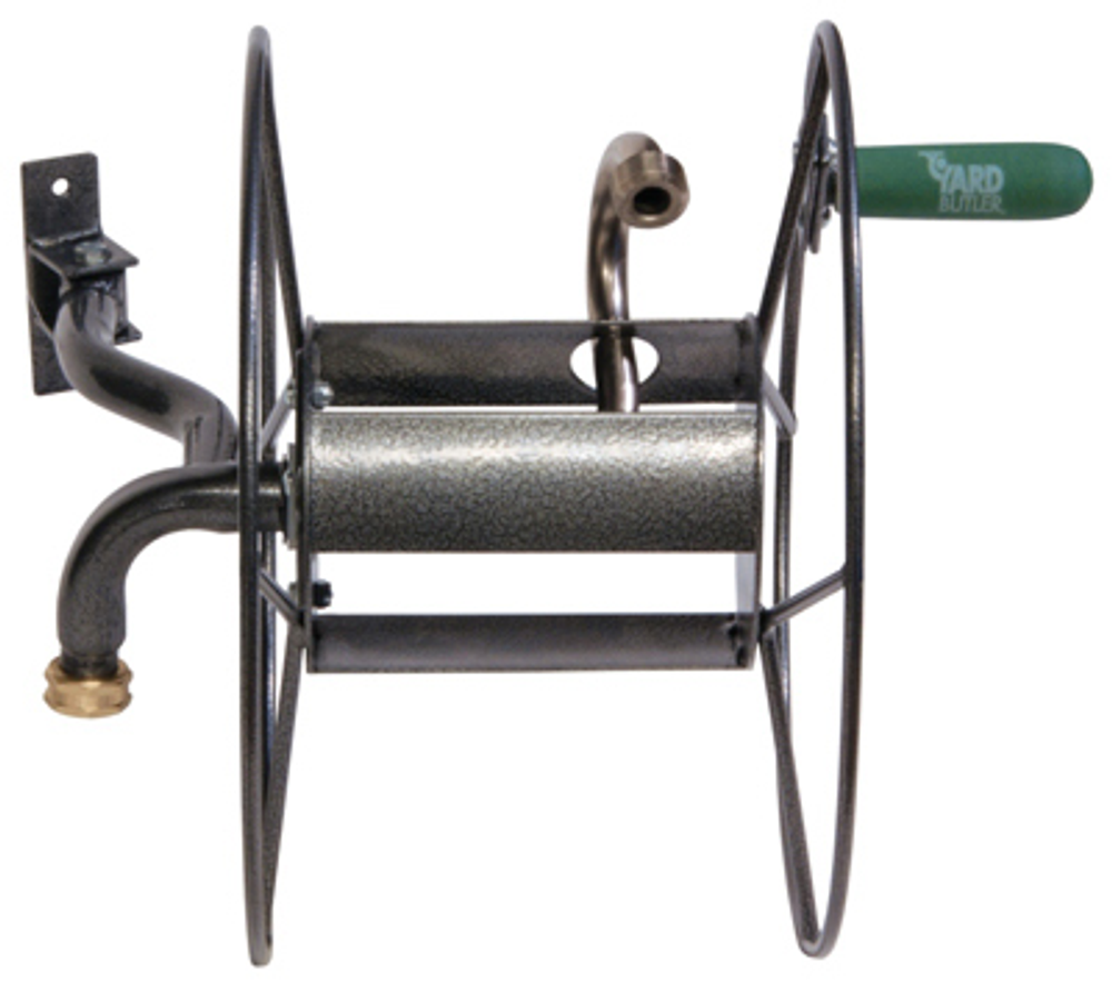 Yard Butler Mighty Garden Hose Reel, Steel, Holds 75-Ft. Of 5/8-In. Hose