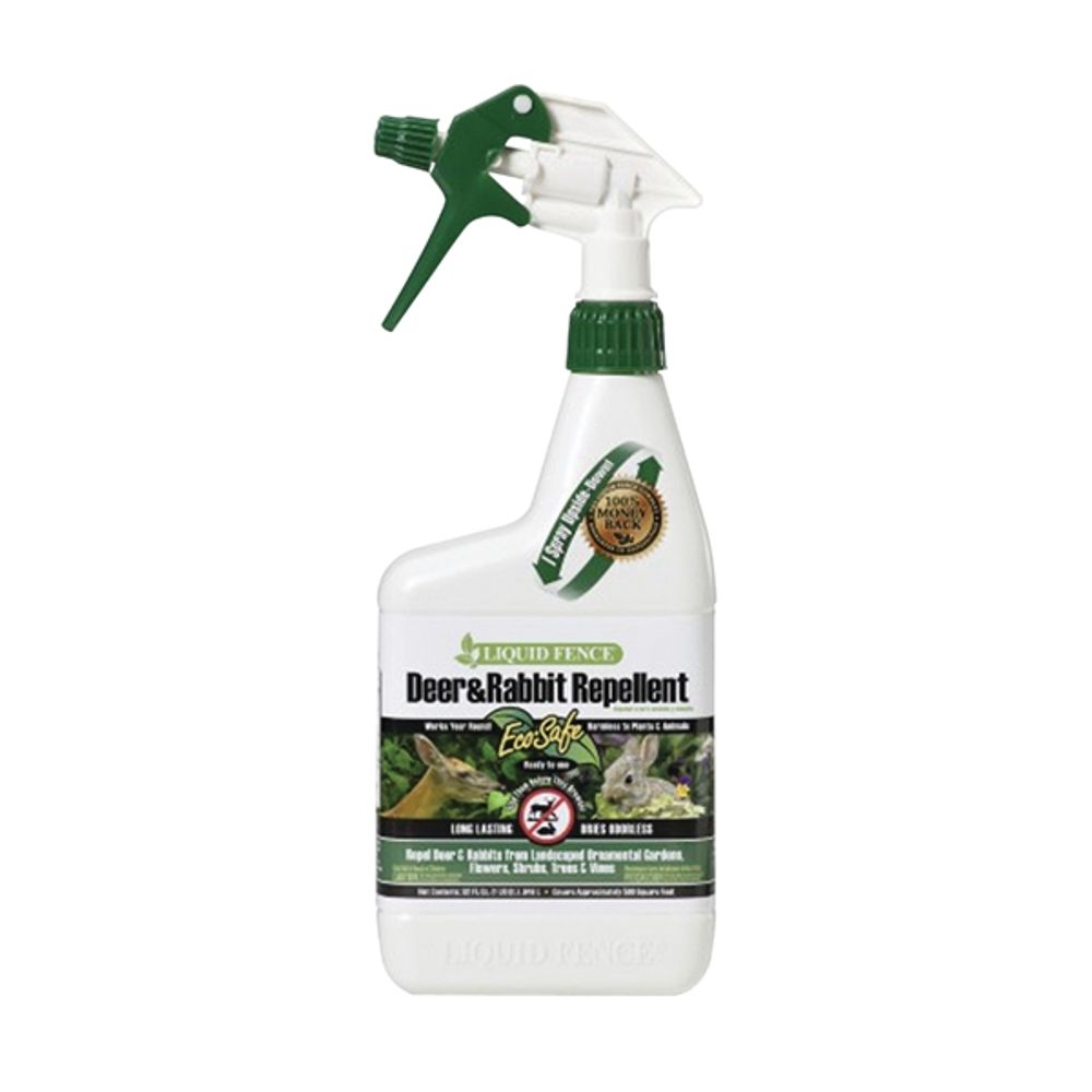 Liquid Fence Deer & Rabbit Repellent, Ready-to-Use, 32 oz.
