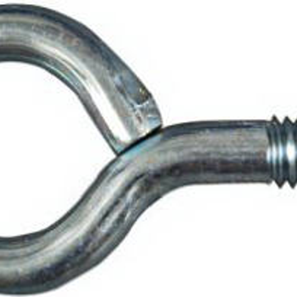 National Hardware N221-150 Eye Bolt, 5/16-18 Thread, 1 in L Thread, 3/4 in ID Dia Eye, Steel, Zinc