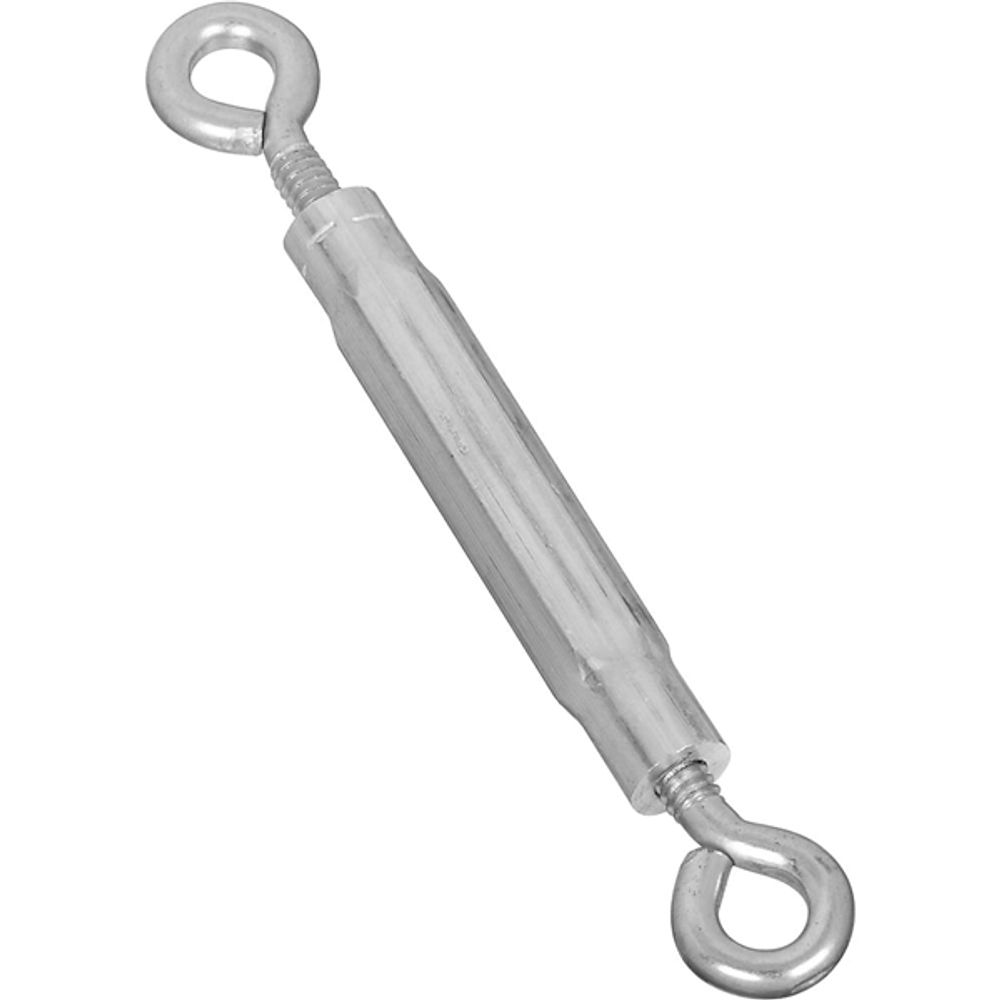 National Hardware 2170BC Series N221-721 Turnbuckle, 45 lb Weight Capacity, Eye Fitting A, Eye Fitting B, Aluminum