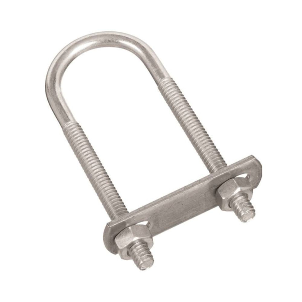 National Hardware N222-109 U-Bolt, 1/4-20 Thread, Steel, Zinc