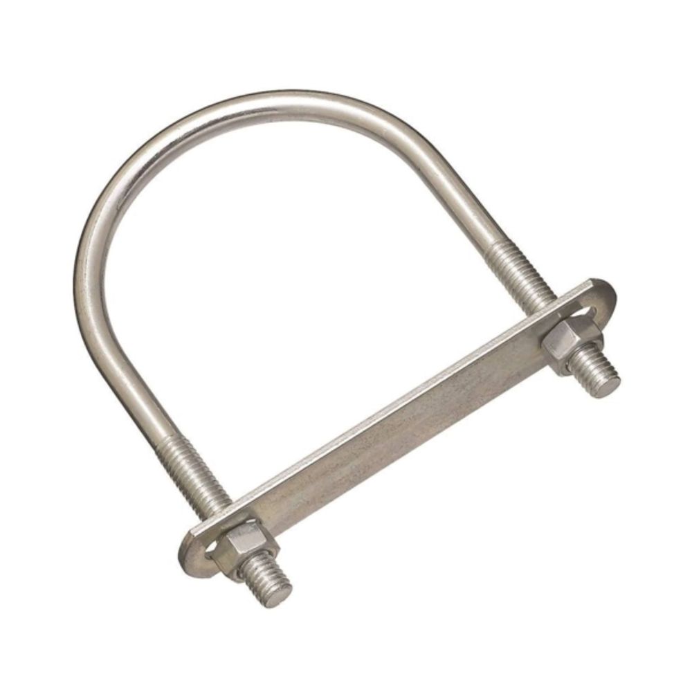 National Hardware N222-224 U-Bolt, 3/8-16 Thread, Steel, Zinc
