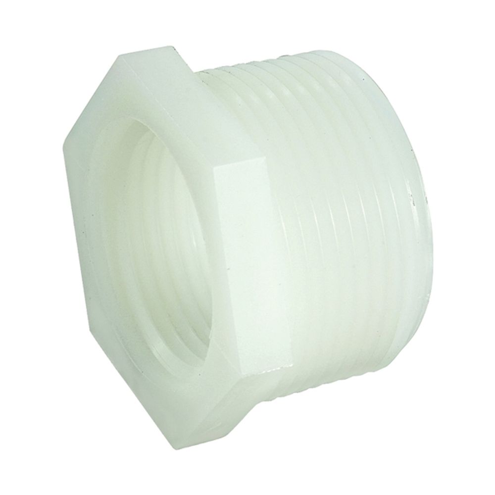 Anderson Metals 53610-0804 Pipe Reducing Bushing, 1/2 x 1/4 in Male x Female Thread